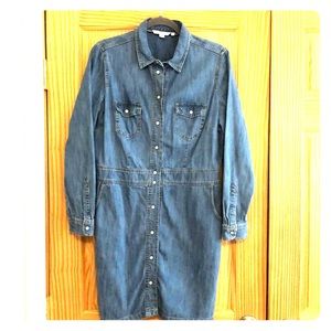 Boden Denim Dress With Pockets